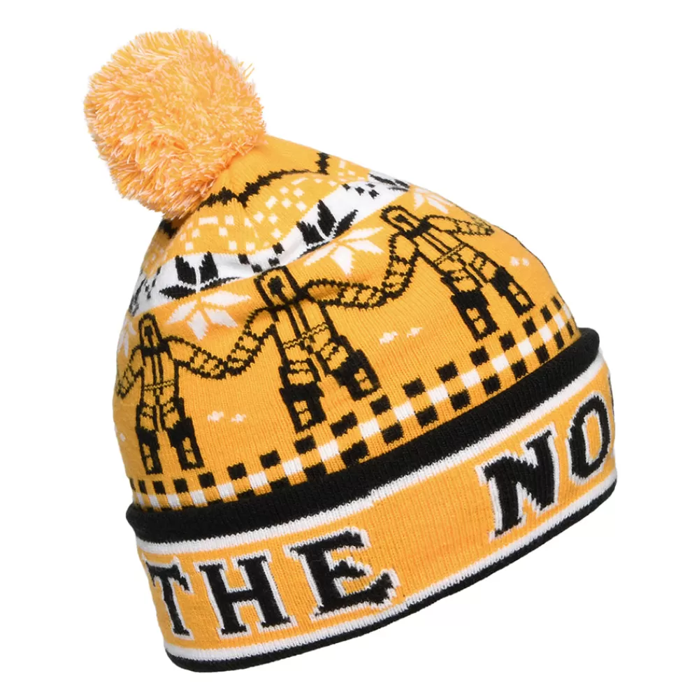 Bonnets À Pompon^The North Face Bonnet à Pompon Enfant Ski Tuke jaune-noir