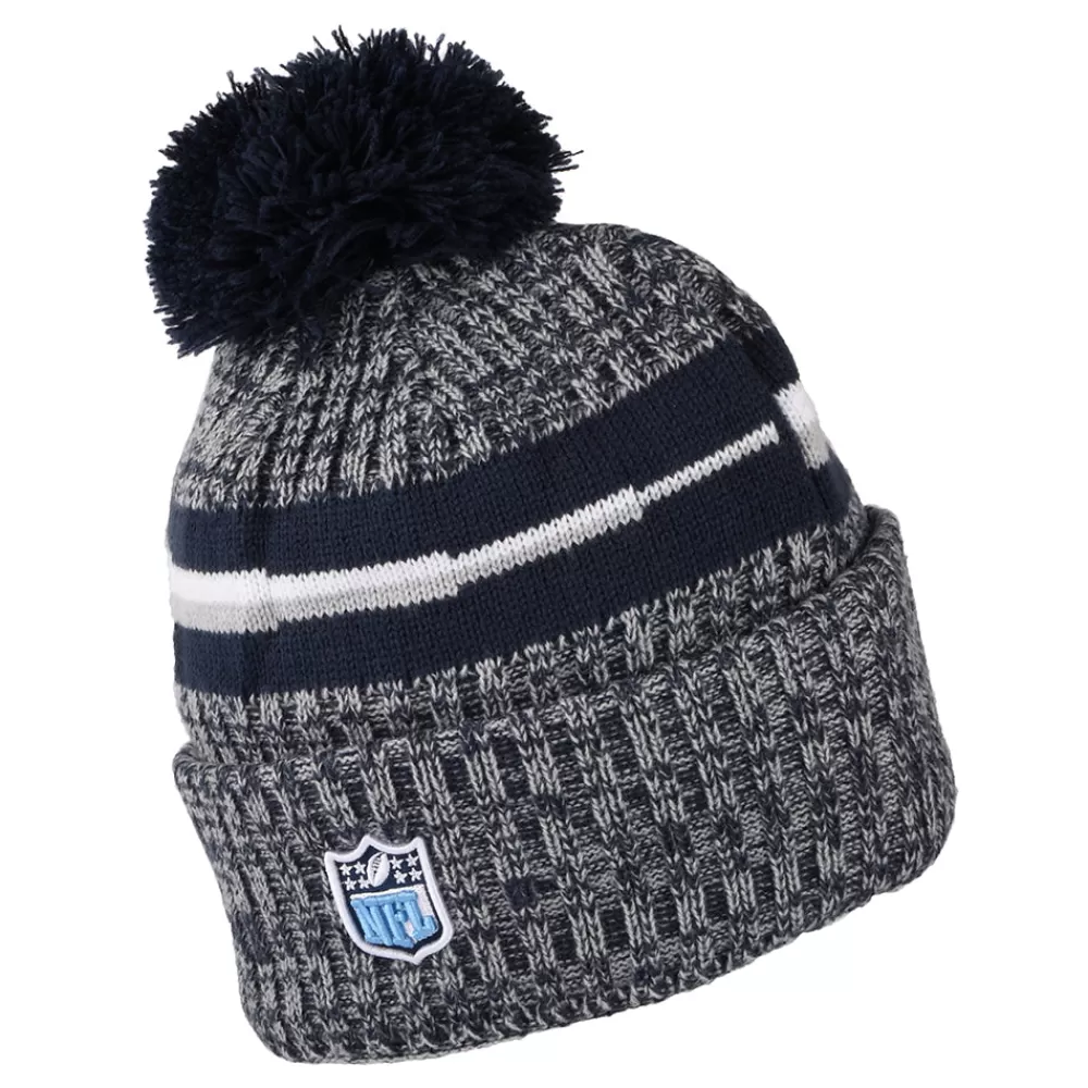 Bonnets À Pompon | Chapeaux Hiver^New Era Bonnet à Pompon NFL Sideline Sport Knit Tennessee Titans bleu