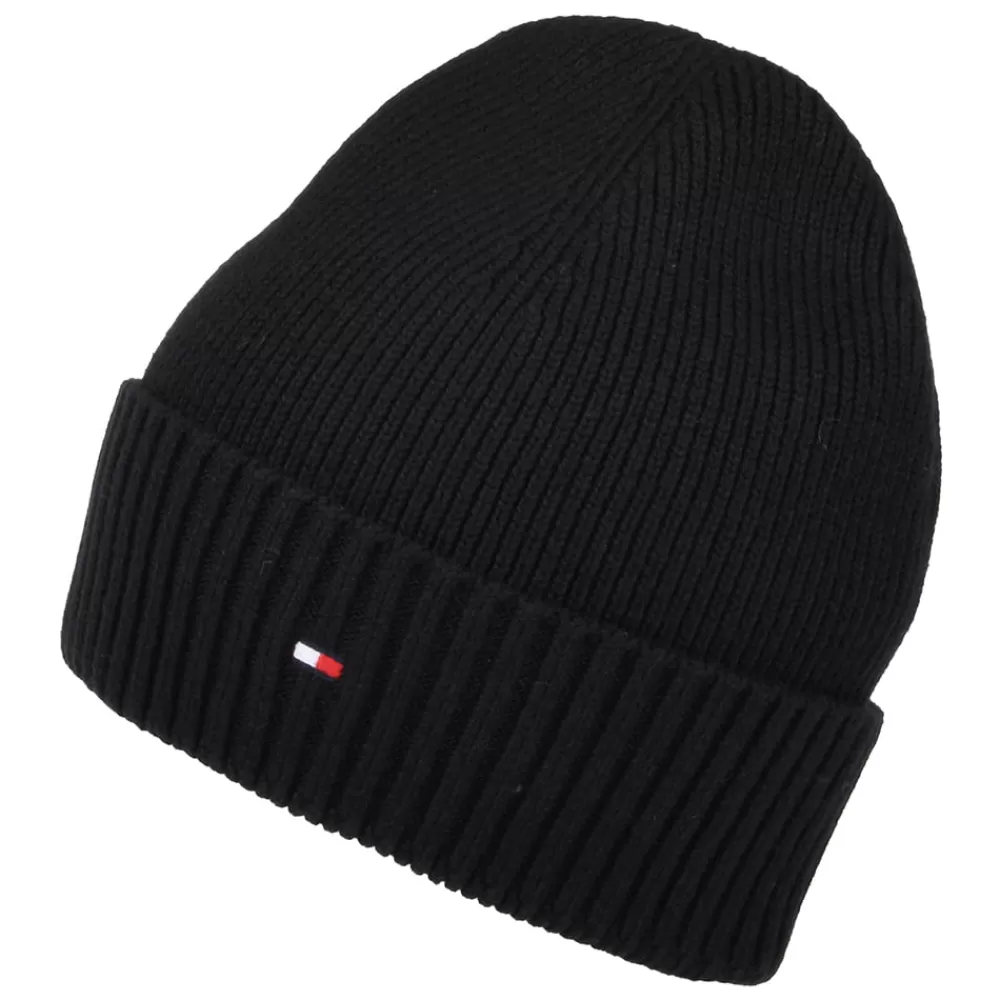 Bonnets | Chapeaux Hiver^Tommy Hilfiger Bonnet en Cotton et Cachemire Pima Essential Flag noir