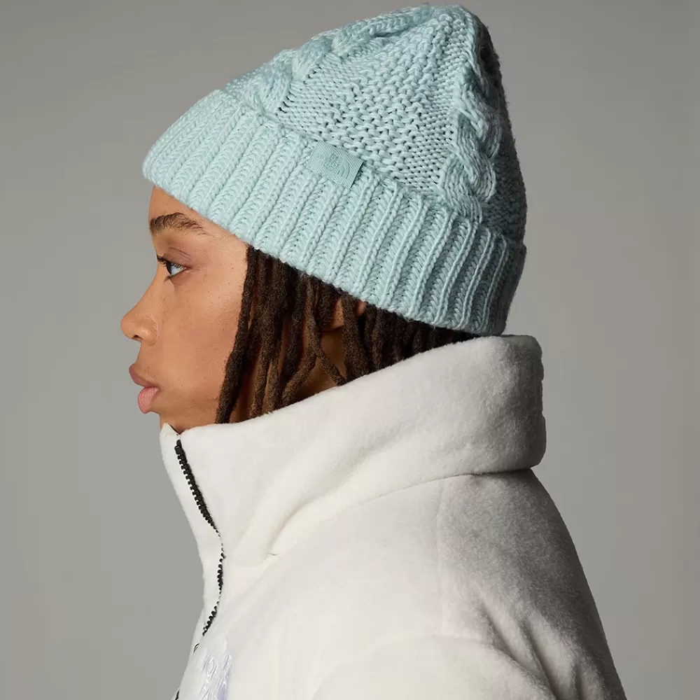 Chapeaux Hiver | Bonnets^The North Face Bonnet Femme à Revers et à Torsades Oh Mega bleu glacé