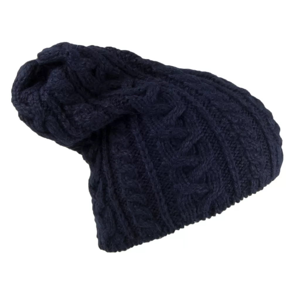 Bonnets | Chapeaux Hiver^Highland 2000 Bonnet Long en Laine d'Alpaga Super Douce bleu marine