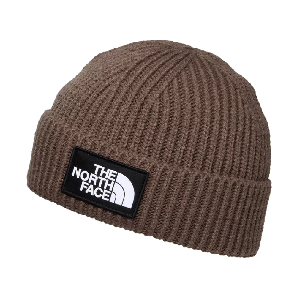 Bonnets | Chapeaux Hiver^The North Face Bonnet Marin à Revers TNF Logo Box marron fumé