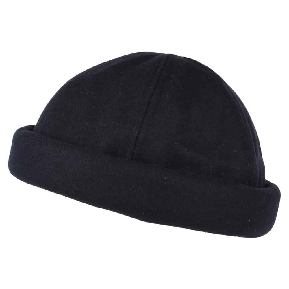 Bonnets | Chapeaux Femme^Dorfman Pacific Bonnet Miki Breton en Laine Melton bleu marine