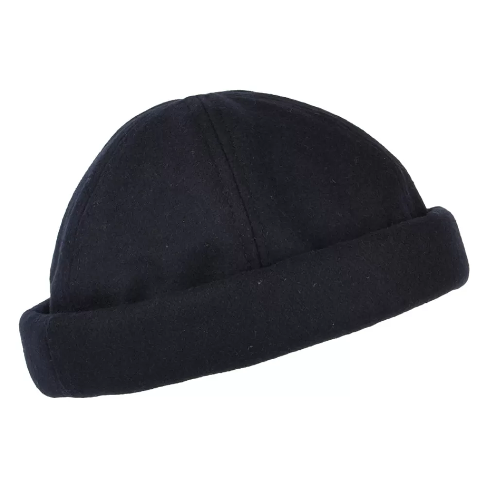 Bonnets | Chapeaux Femme^Dorfman Pacific Bonnet Miki Breton en Laine Melton bleu marine