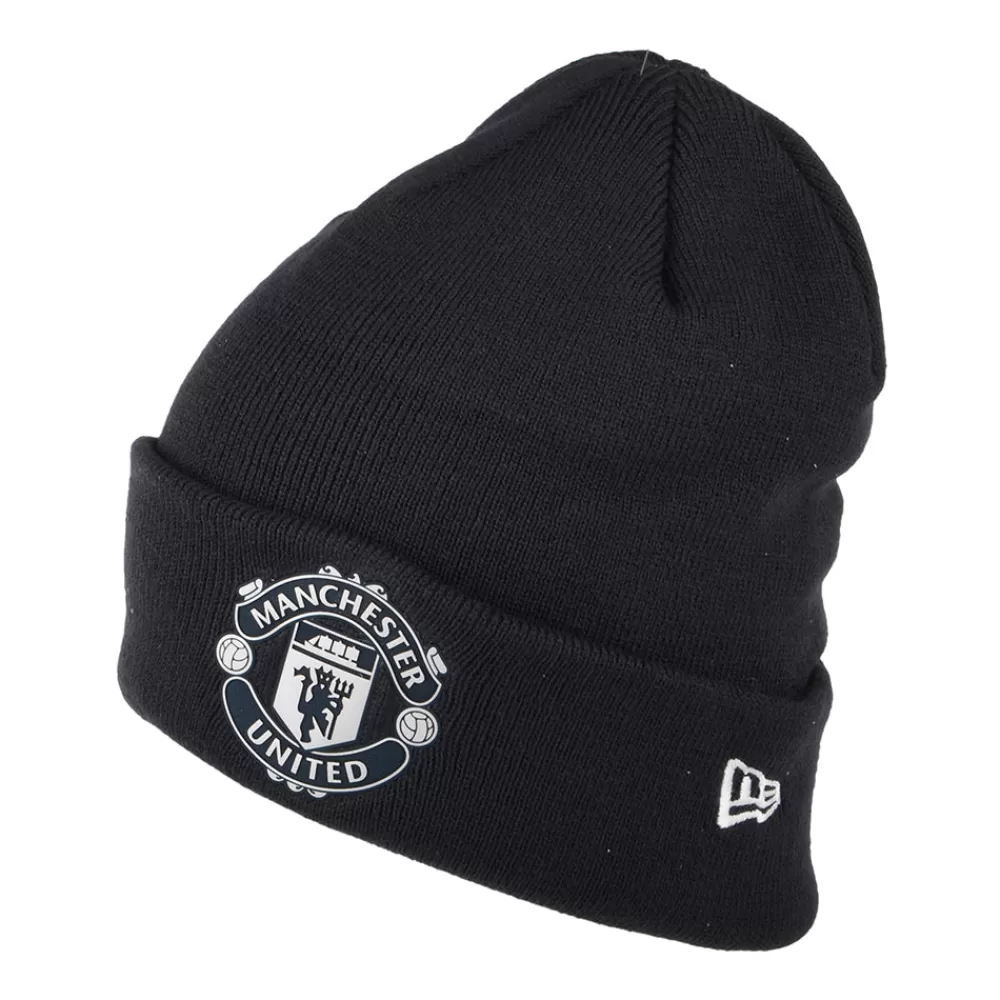 Bonnets | Chapeaux Hiver^New Era Bonnet Rubber Woven Cuff Manchester United FC bleu marine