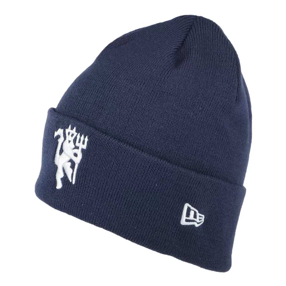 Bonnets | Chapeaux Hiver^New Era Bonnet Seasonal Cuff Manchester United FC bleu marine