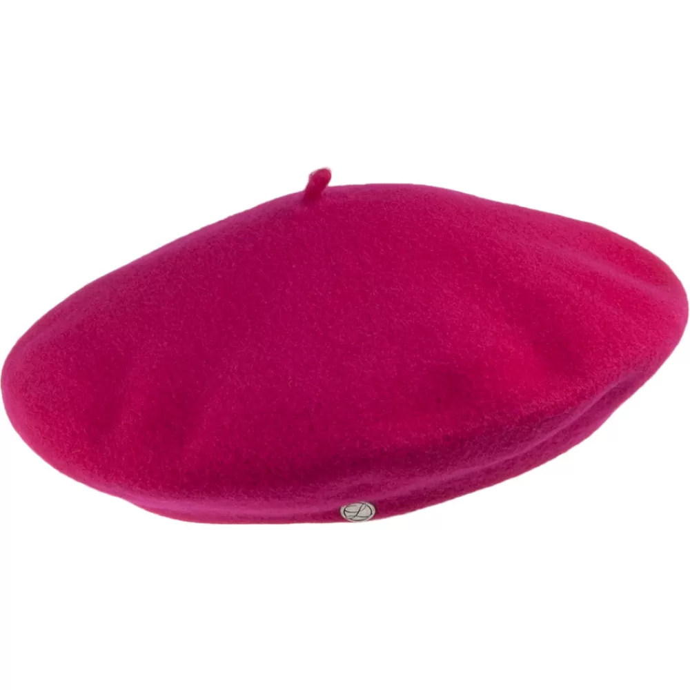 Chapeaux Hiver | Bérets^Héritage par Laulhère Béret Authentique en Laine Mérinos sangria HÉRITAGE PAR LAULHÈRE
