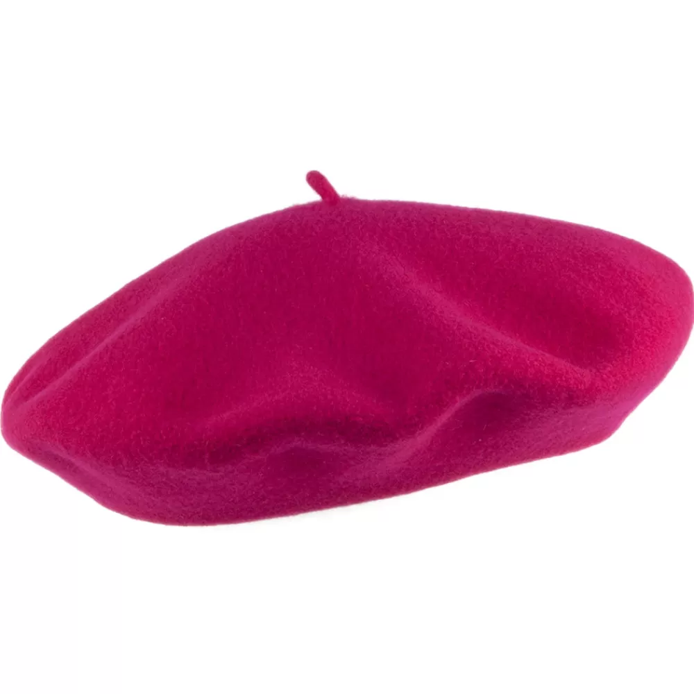 Chapeaux Hiver | Bérets^Héritage par Laulhère Béret Authentique en Laine Mérinos sangria HÉRITAGE PAR LAULHÈRE