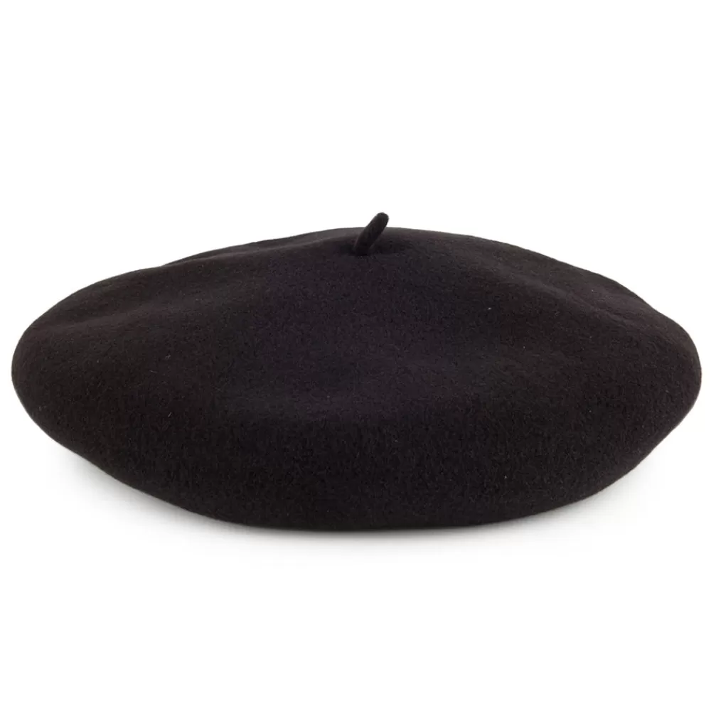 Bérets | Chapeaux Femme^Héritage par Laulhère Béret Basque en Laine Mérinos 25,5cm de Diamètre noir HÉRITAGE PAR LAULHÈRE