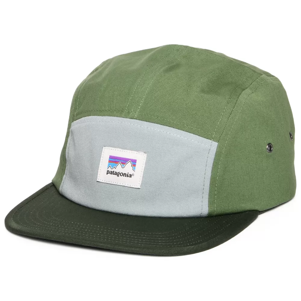 Casquettes Homme^Patagonia Casquette 5 Panel en Coton Bio Shop Sticker Graphic Maclure bleu clair-vert