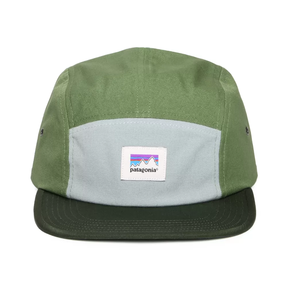 Casquettes Homme^Patagonia Casquette 5 Panel en Coton Bio Shop Sticker Graphic Maclure bleu clair-vert