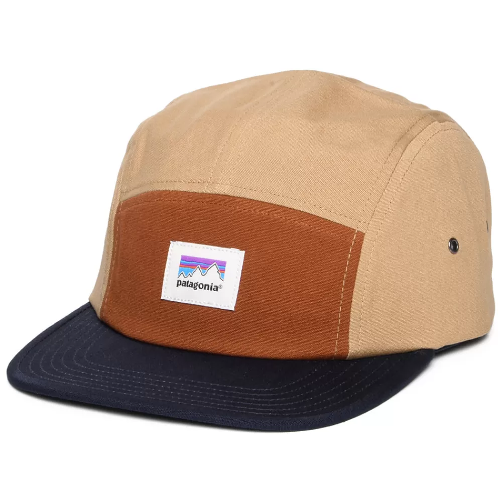 Casquettes Homme^Patagonia Casquette 5 Panel en Coton Bio Shop Sticker Graphic Maclure marron-bleu marine