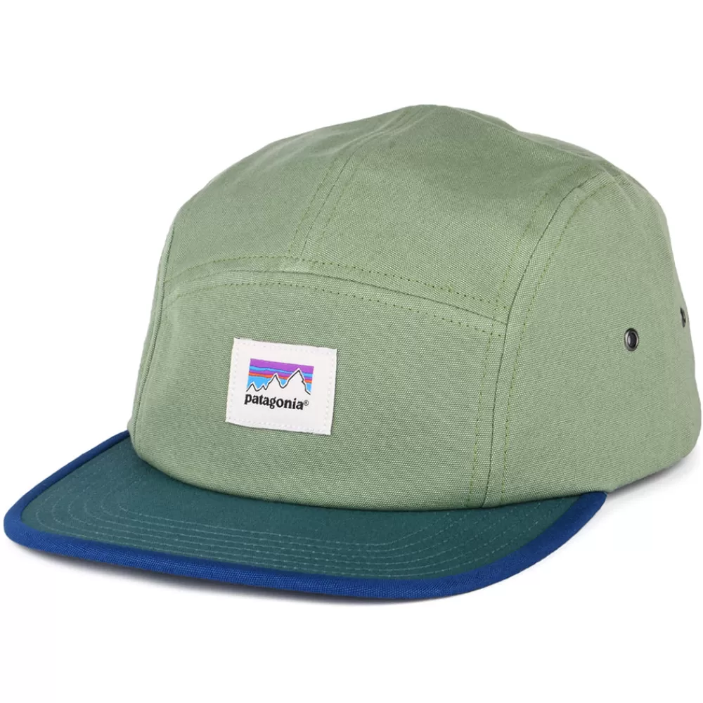 Casquettes Homme^Patagonia Casquette 5 Panel en Coton Bio Shop Sticker Graphic Maclure vert matcha