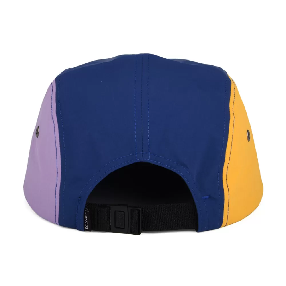 Casquettes De Baseball | Casquettes Homme^The Quiet Life Casquette 5 Panel en Nylon Ripstop bleu marine-crème-violet