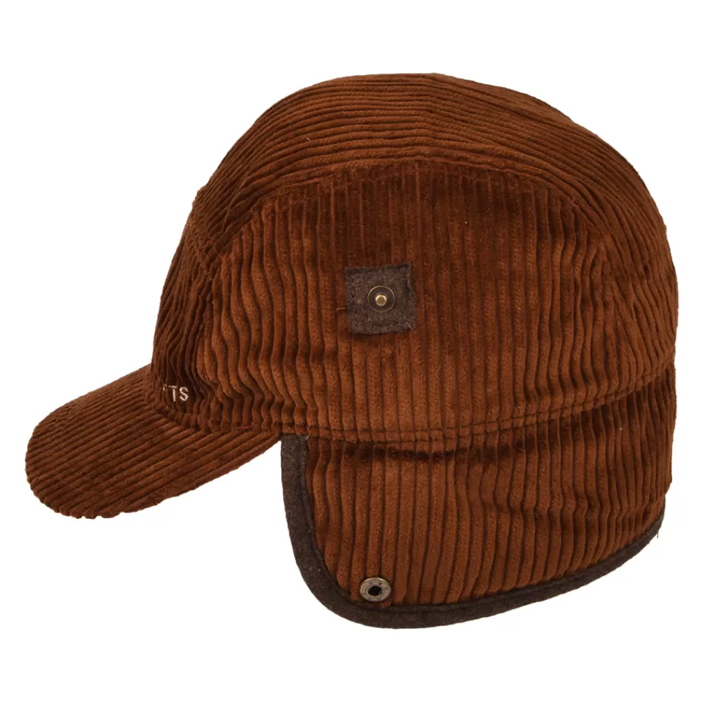 Chapeaux Hiver | Casquettes De Baseball^Barts Casquette 5 Panel en Velours Côtelé Avec Protège-Oreilles Rayner rouille