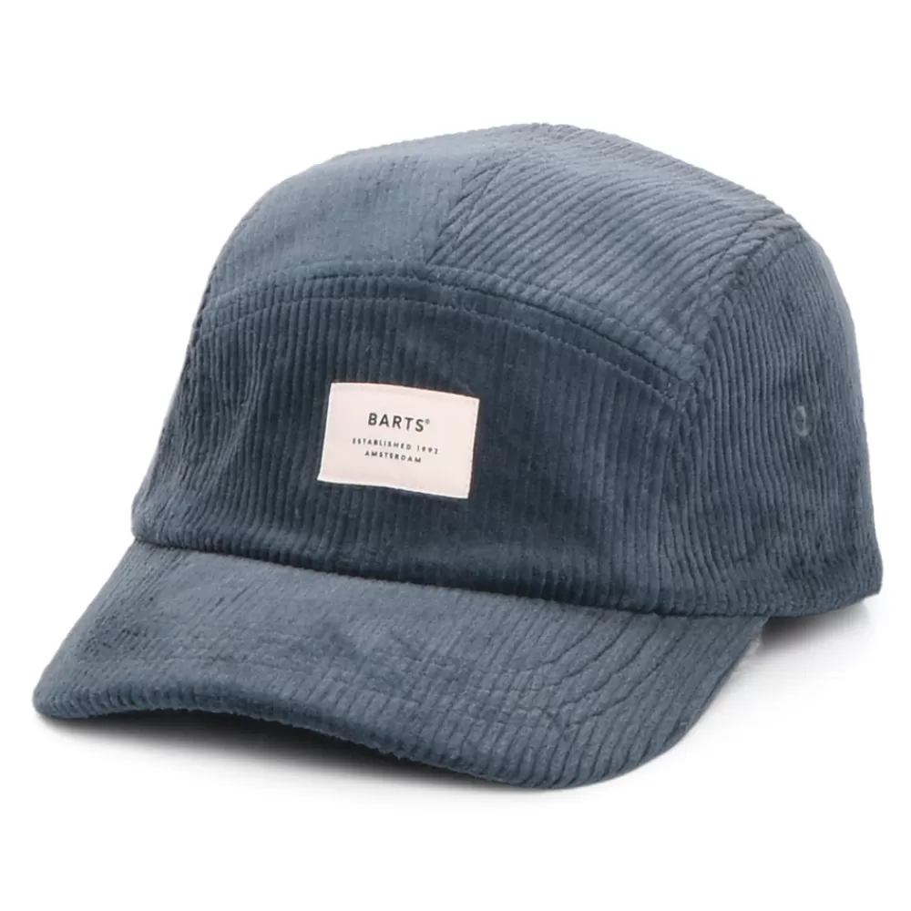 Casquettes De Baseball | Casquettes Homme^Barts Casquette 5 Panel en Velours Côtelé Hardford bleu marine