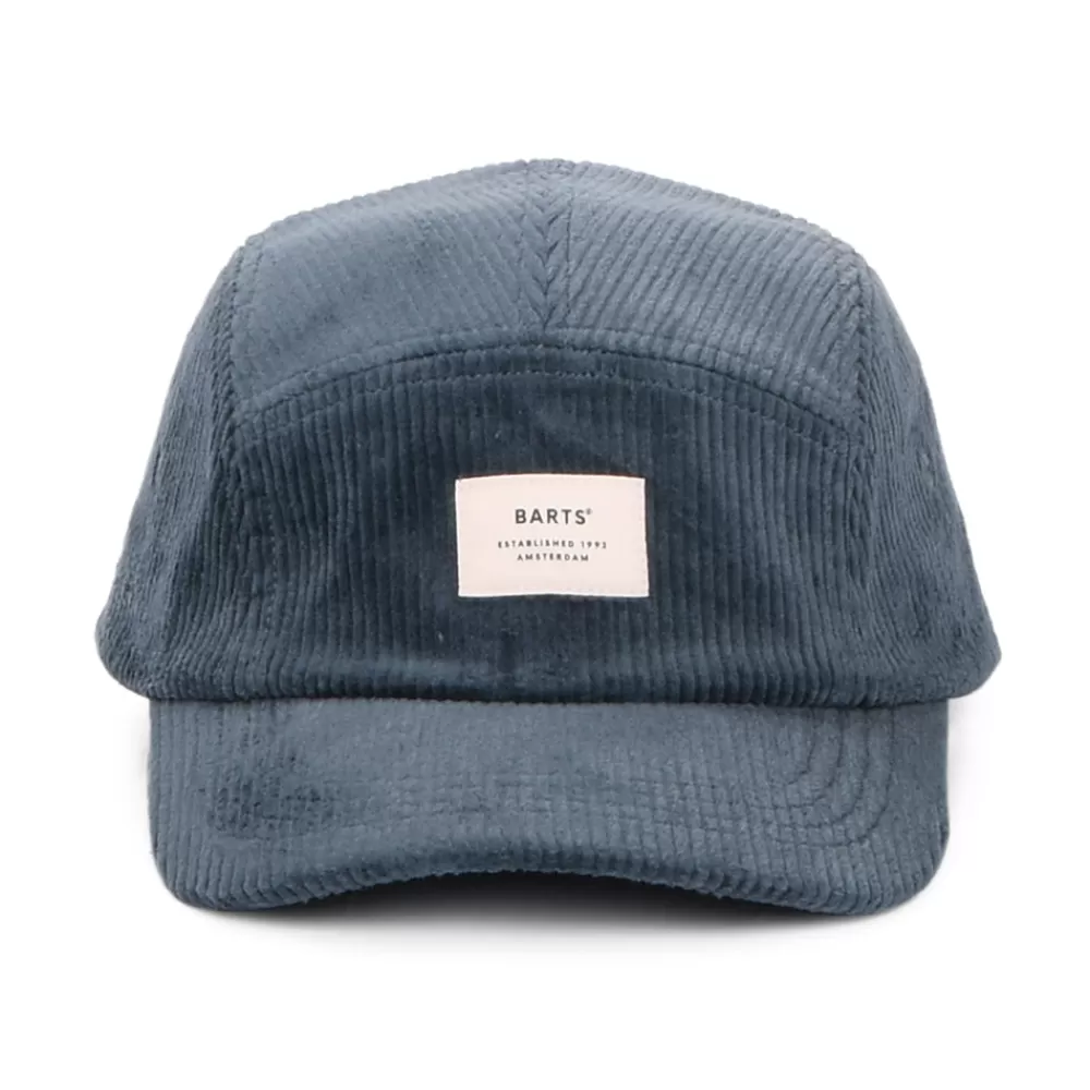 Casquettes De Baseball | Casquettes Homme^Barts Casquette 5 Panel en Velours Côtelé Hardford bleu marine
