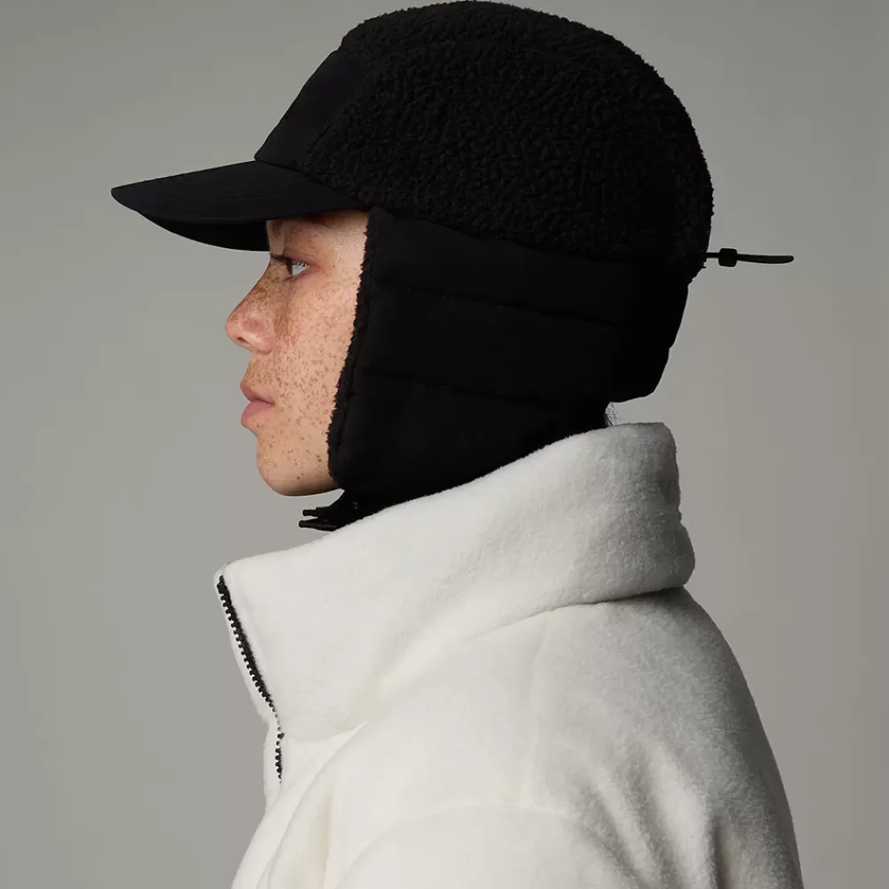 Chapeaux Hiver | Chapeaux De Pluie^The North Face Casquette 5 Panel Hydrofuge en Polaire Avec Protège-Oreilles Cragmont noir
