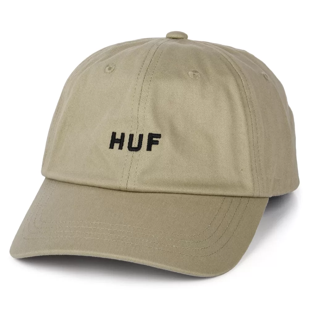 Casquettes De Baseball | Casquettes Homme^HUF Casquette à Visière Incurvée en Coton Original Logo avoine