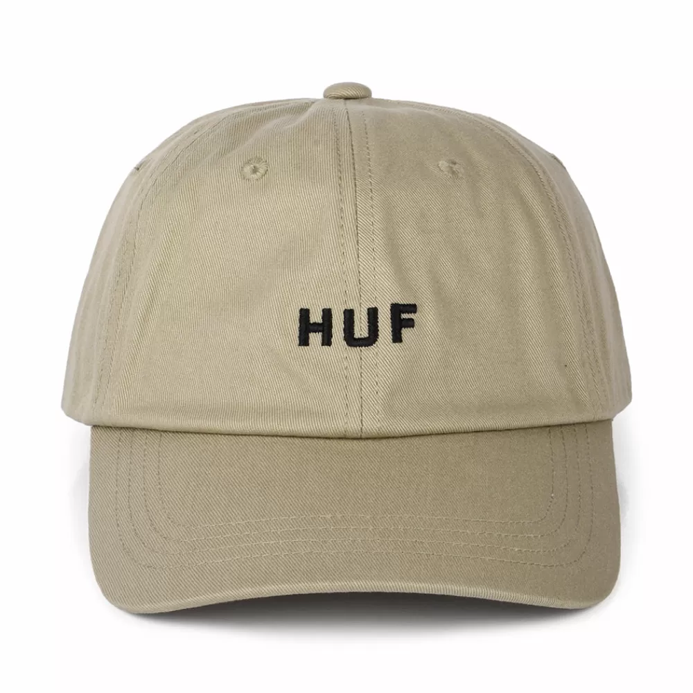 Casquettes De Baseball | Casquettes Homme^HUF Casquette à Visière Incurvée en Coton Original Logo avoine