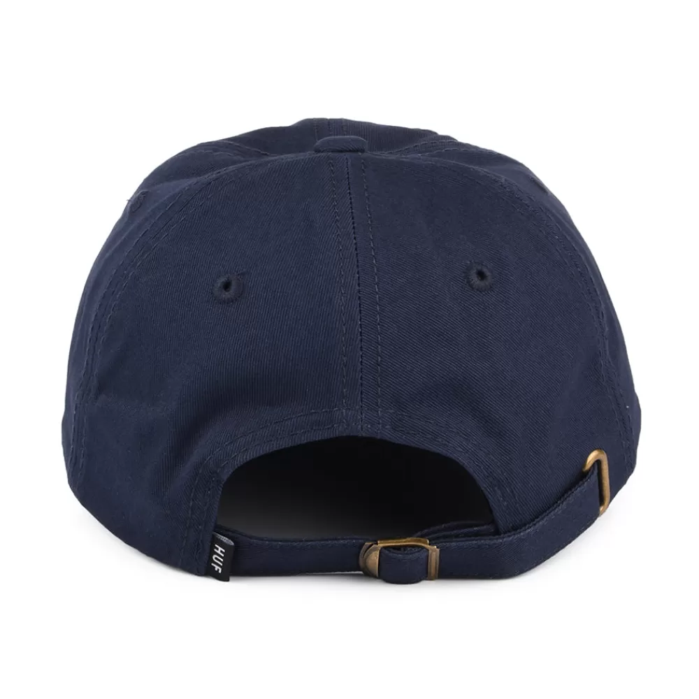Casquettes De Baseball | Casquettes Homme^HUF Casquette à Visière Incurvée en Coton Original Logo bleu marine