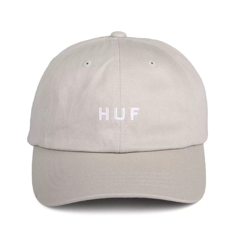 Casquettes De Baseball | Casquettes Homme^HUF Casquette à Visière Incurvée en Coton Original Logo crème