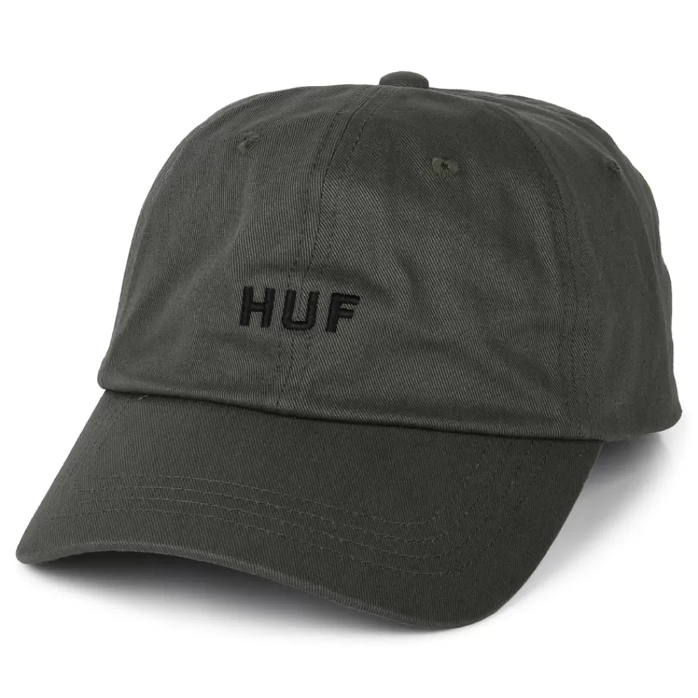 Casquettes De Baseball | Casquettes Homme^HUF Casquette à Visière Incurvée en Coton Original Logo olive
