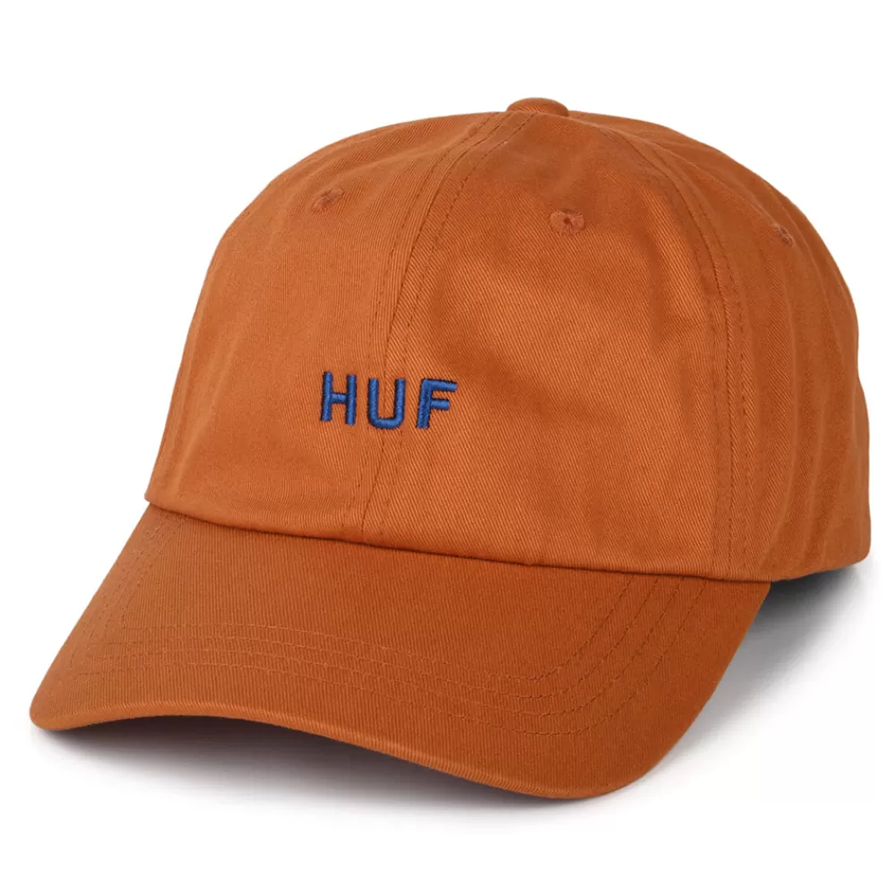 Casquettes De Baseball | Casquettes Homme^HUF Casquette à Visière Incurvée en Coton Original Logo orange