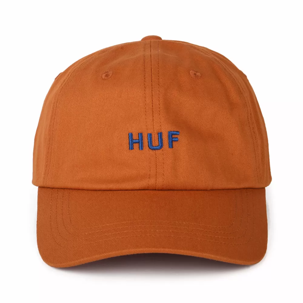 Casquettes De Baseball | Casquettes Homme^HUF Casquette à Visière Incurvée en Coton Original Logo orange