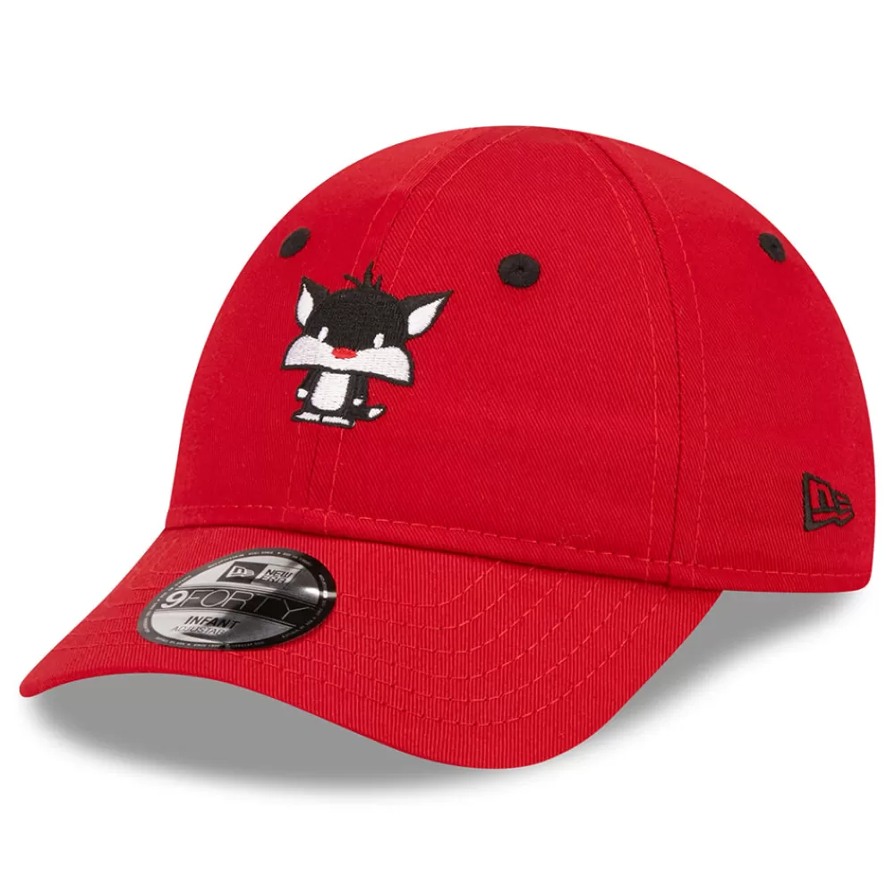 Bébés^New Era Casquette Bébé 9FORTY Chibi Looney Tunes Sylvestre écarlate