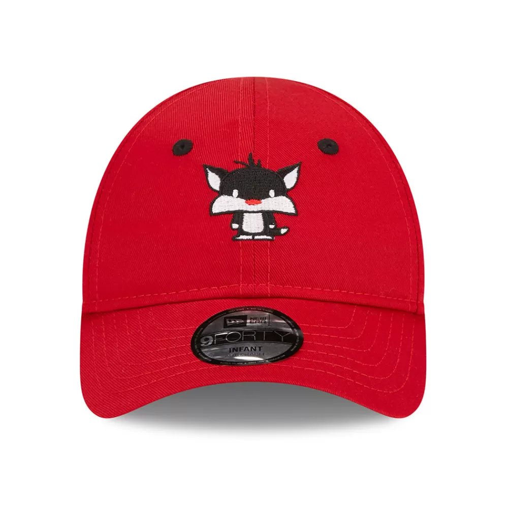 Bébés^New Era Casquette Bébé 9FORTY Chibi Looney Tunes Sylvestre écarlate