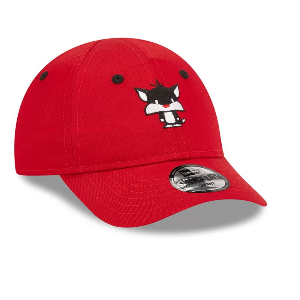 Bébés^New Era Casquette Bébé 9FORTY Chibi Looney Tunes Sylvestre écarlate