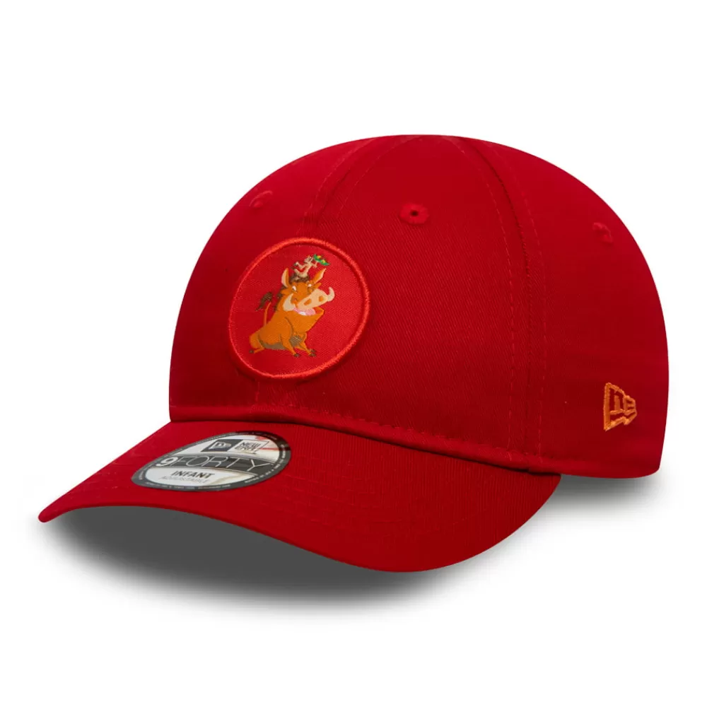 Bébés^New Era Casquette Bébé 9FORTY Disney Roi Lion Logo Timon et Pumbaa écarlate