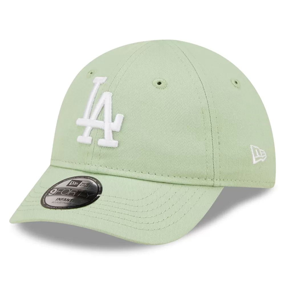 Bébés^New Era Casquette Bébé 9FORTY MLB League Essential L.A. Dodgers vert clair-blanc