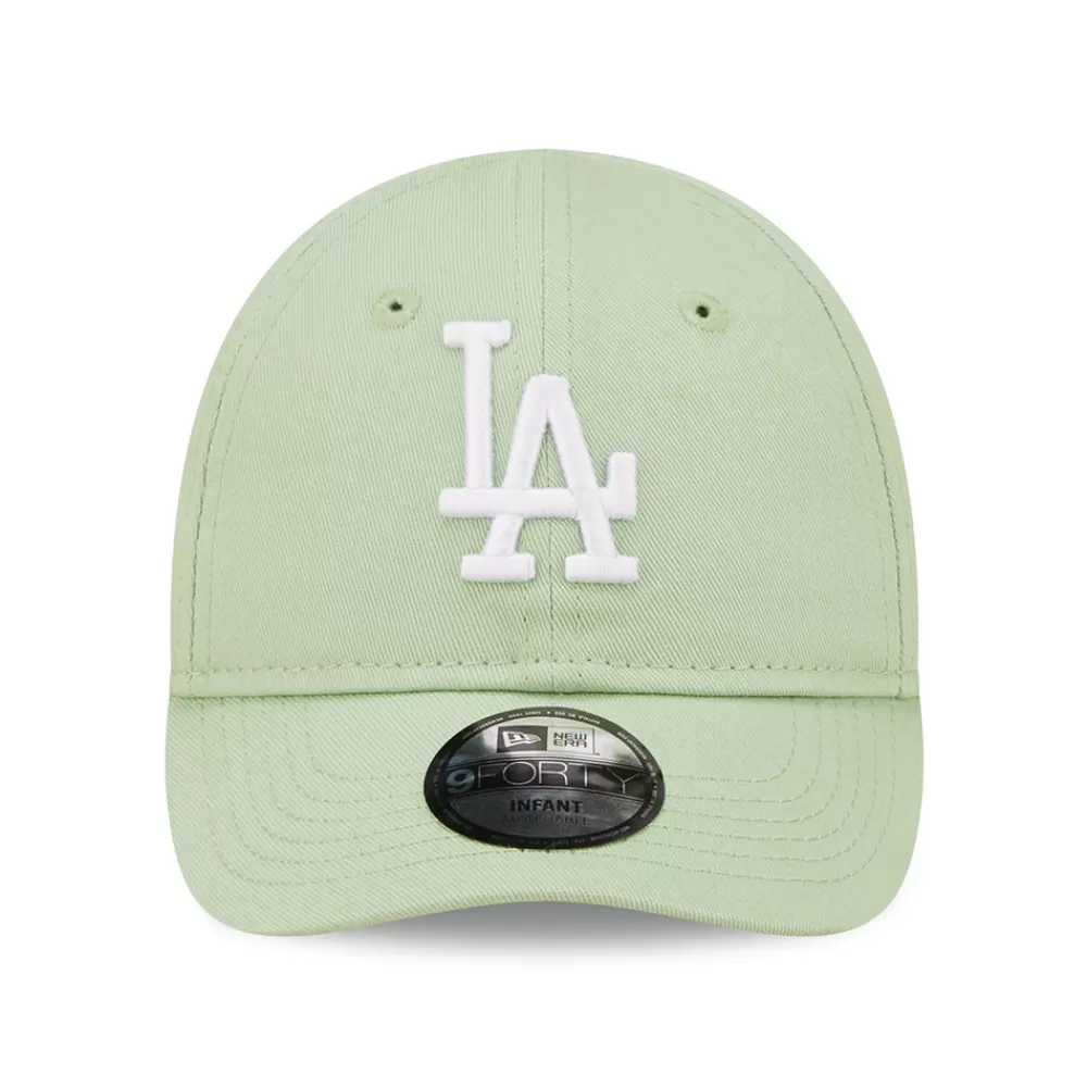 Bébés^New Era Casquette Bébé 9FORTY MLB League Essential L.A. Dodgers vert clair-blanc