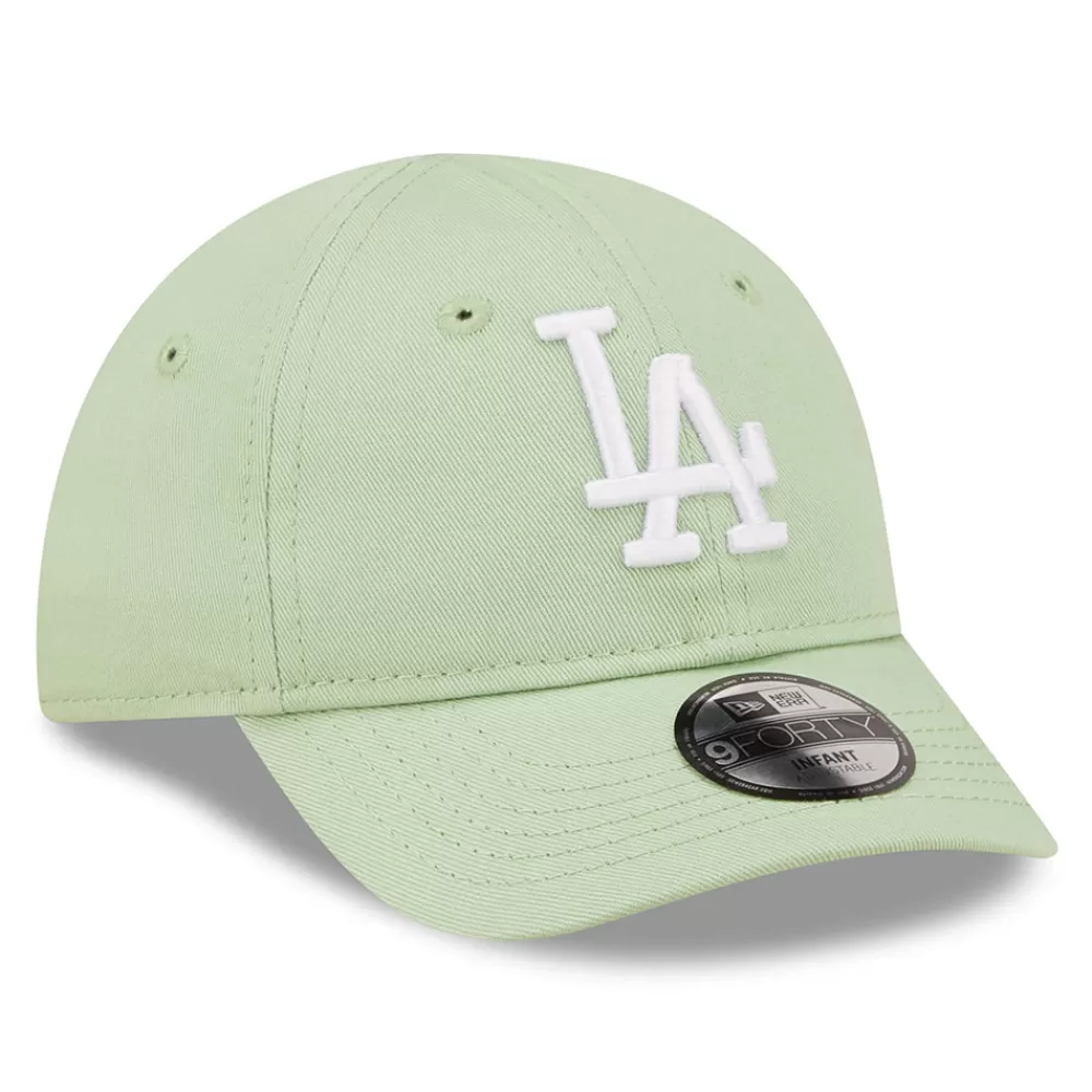 Bébés^New Era Casquette Bébé 9FORTY MLB League Essential L.A. Dodgers vert clair-blanc