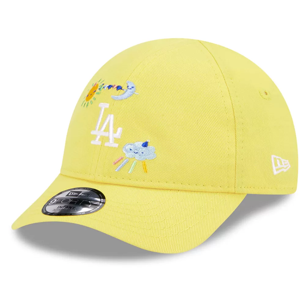Bébés^New Era Casquette Bébé 9FORTY MLB Starry L.A. Dodgers jaune clair