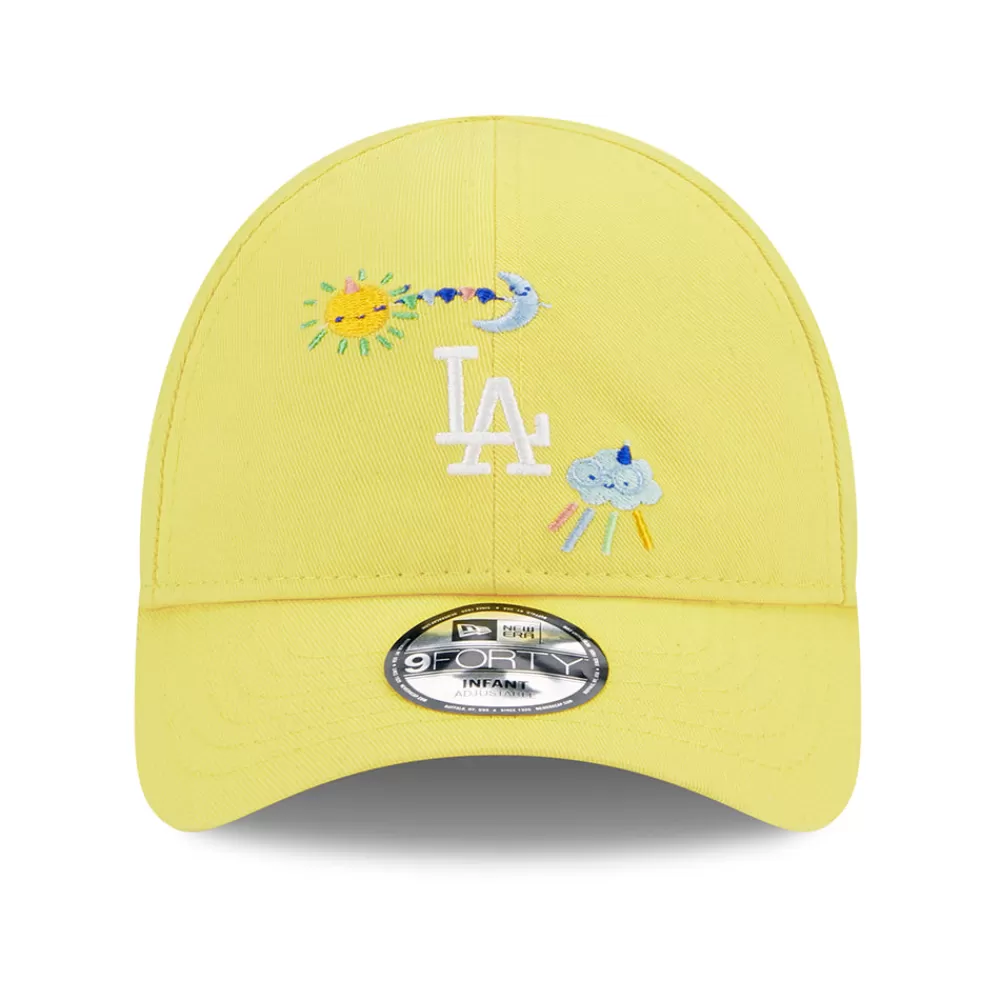 Bébés^New Era Casquette Bébé 9FORTY MLB Starry L.A. Dodgers jaune clair