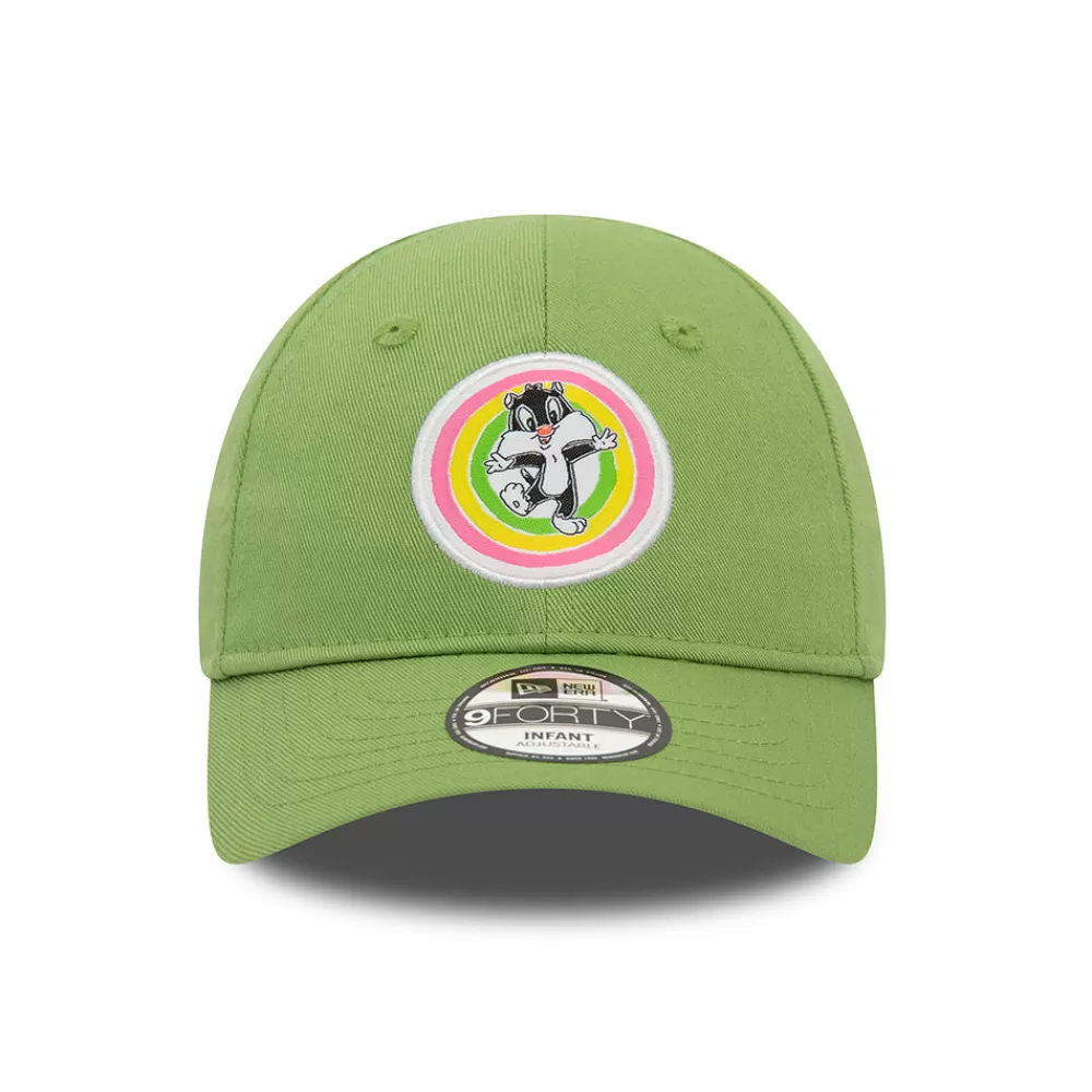 Bébés^New Era Casquette Bébé 9FORTY Pastel Looney Tunes Sylvestre vert clair