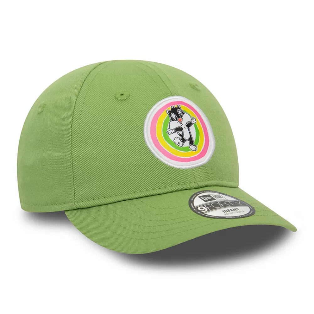 Bébés^New Era Casquette Bébé 9FORTY Pastel Looney Tunes Sylvestre vert clair