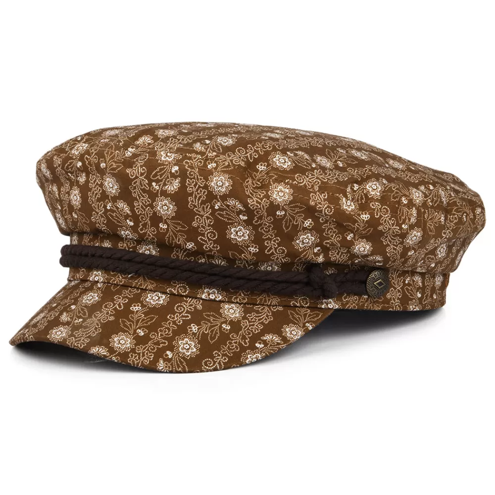 Casquettes Femme | Chapeaux Femme^Brixton Casquette de Marin en Coton Floral marron-blanc cassé