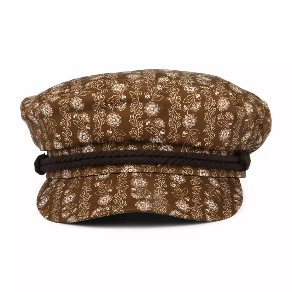 Casquettes Femme | Chapeaux Femme^Brixton Casquette de Marin en Coton Floral marron-blanc cassé