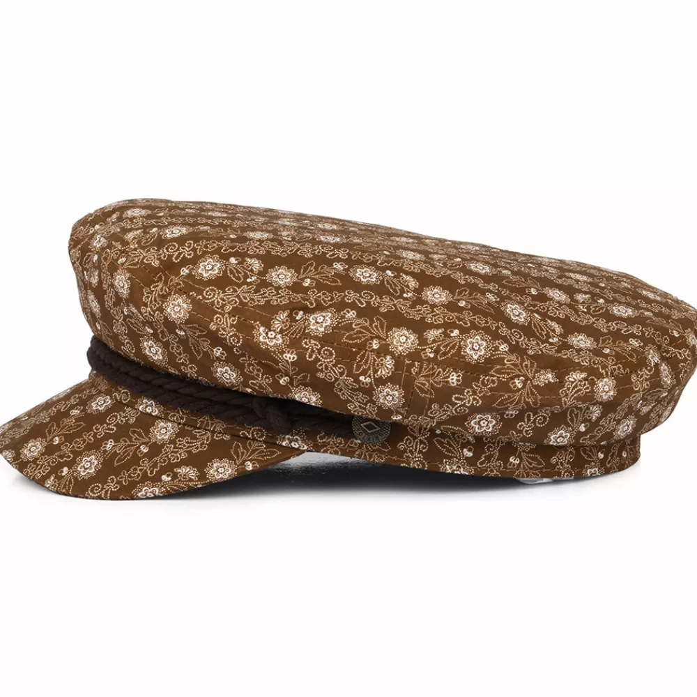 Casquettes Femme | Chapeaux Femme^Brixton Casquette de Marin en Coton Floral marron-blanc cassé