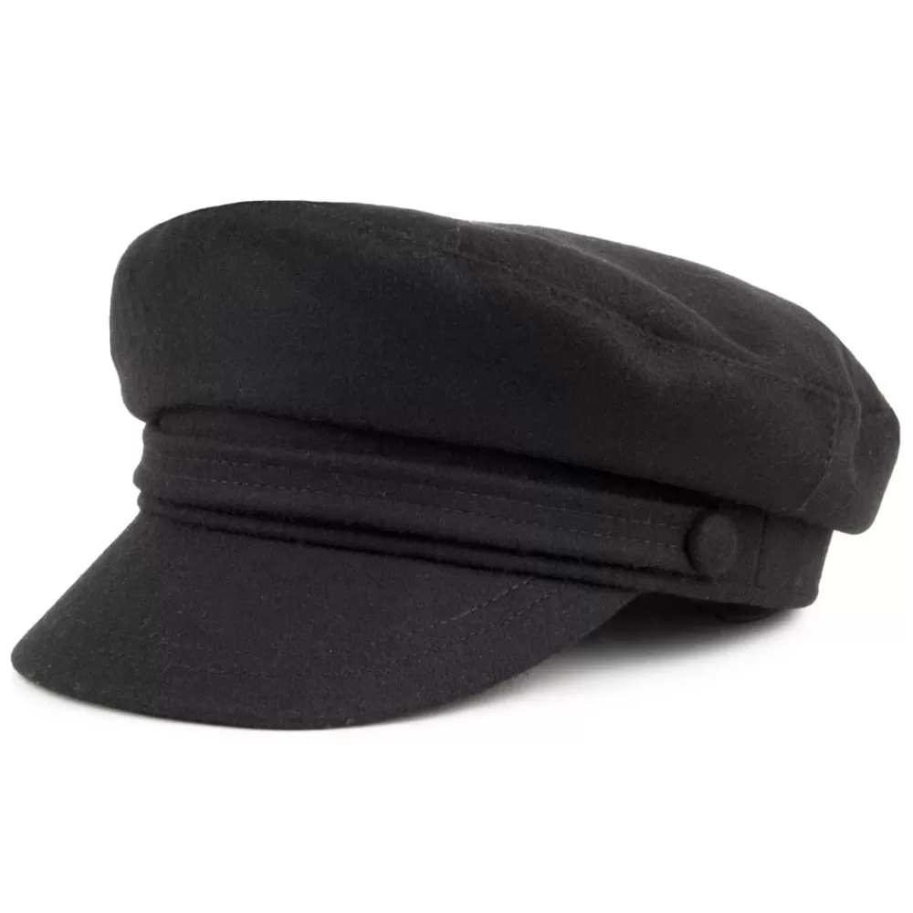 Casquettes Femme | Casquettes Homme^Jaxon & James Casquette de Marin en Laine Mélangée noir JAXON & JAMES