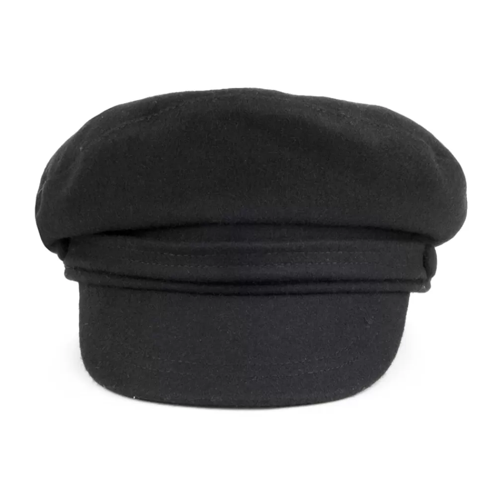 Casquettes Femme | Casquettes Homme^Jaxon & James Casquette de Marin en Laine Mélangée noir JAXON & JAMES
