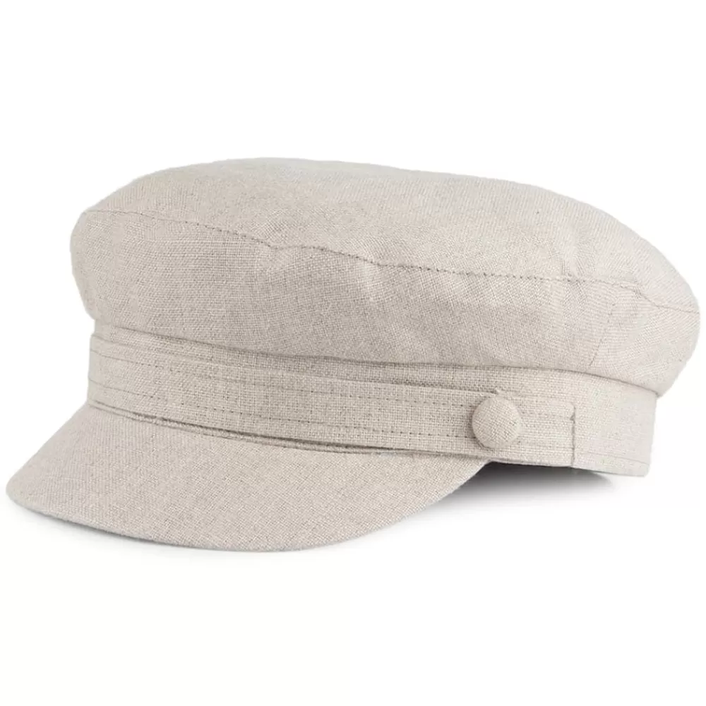 Casquettes Femme | Chapeaux Femme^Failsworth Casquette de Marin en Lin Irlandais Mariner naturel