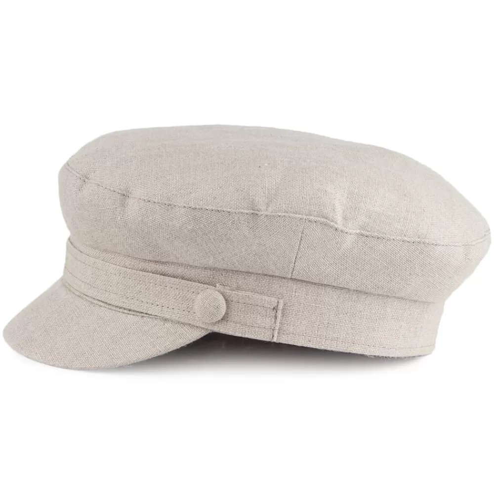 Casquettes Femme | Chapeaux Femme^Failsworth Casquette de Marin en Lin Irlandais Mariner naturel