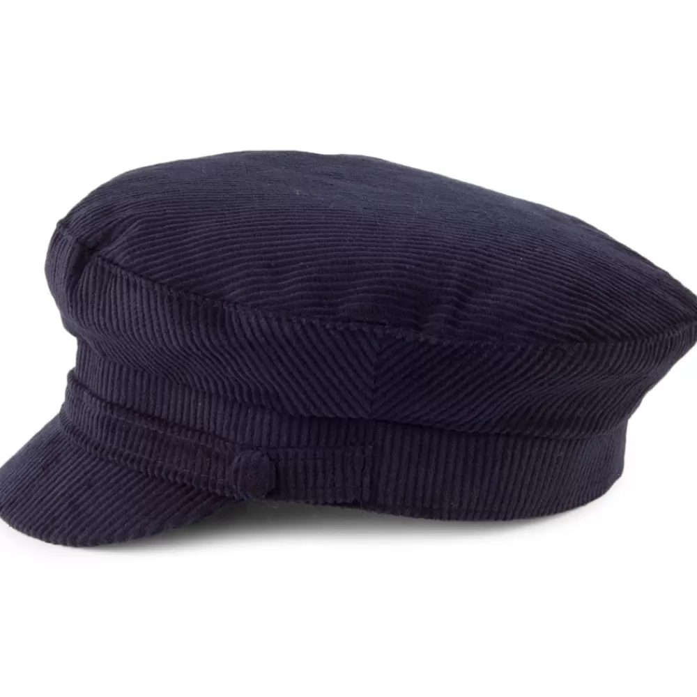 Casquettes Femme | Casquettes De Marin^Failsworth Casquette de Marin en Velours Côtelé Mariner bleu marine