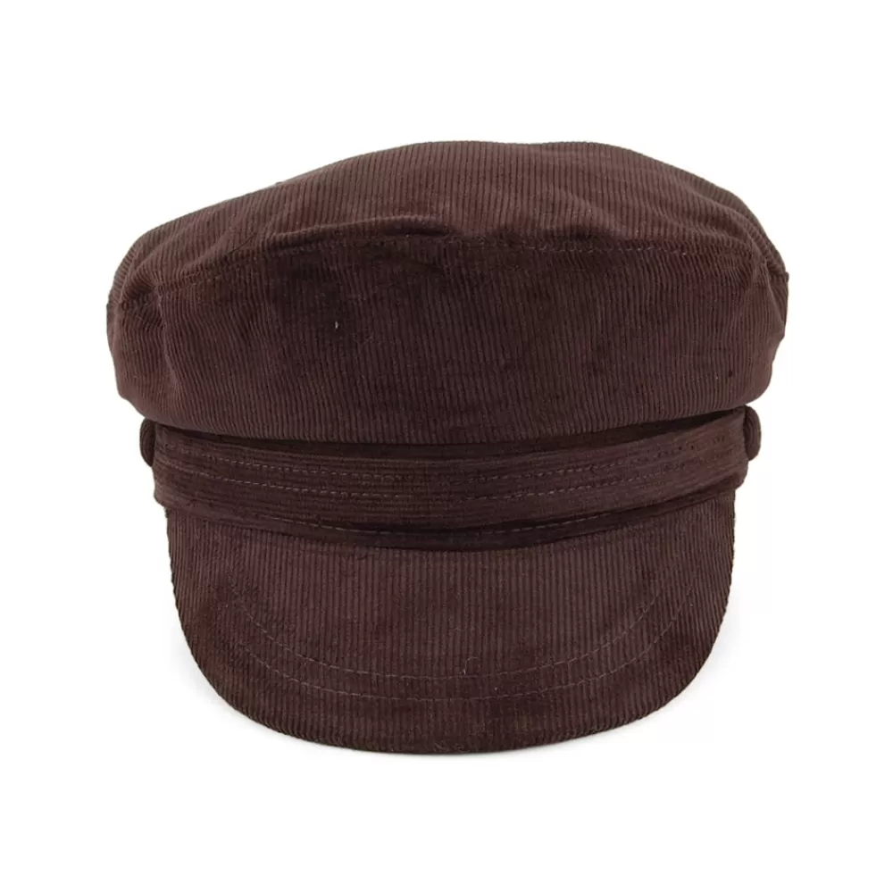 Casquettes Femme | Chapeaux Hiver^Jaxon & James Casquette de Marin en Velours Côtelé marron JAXON & JAMES