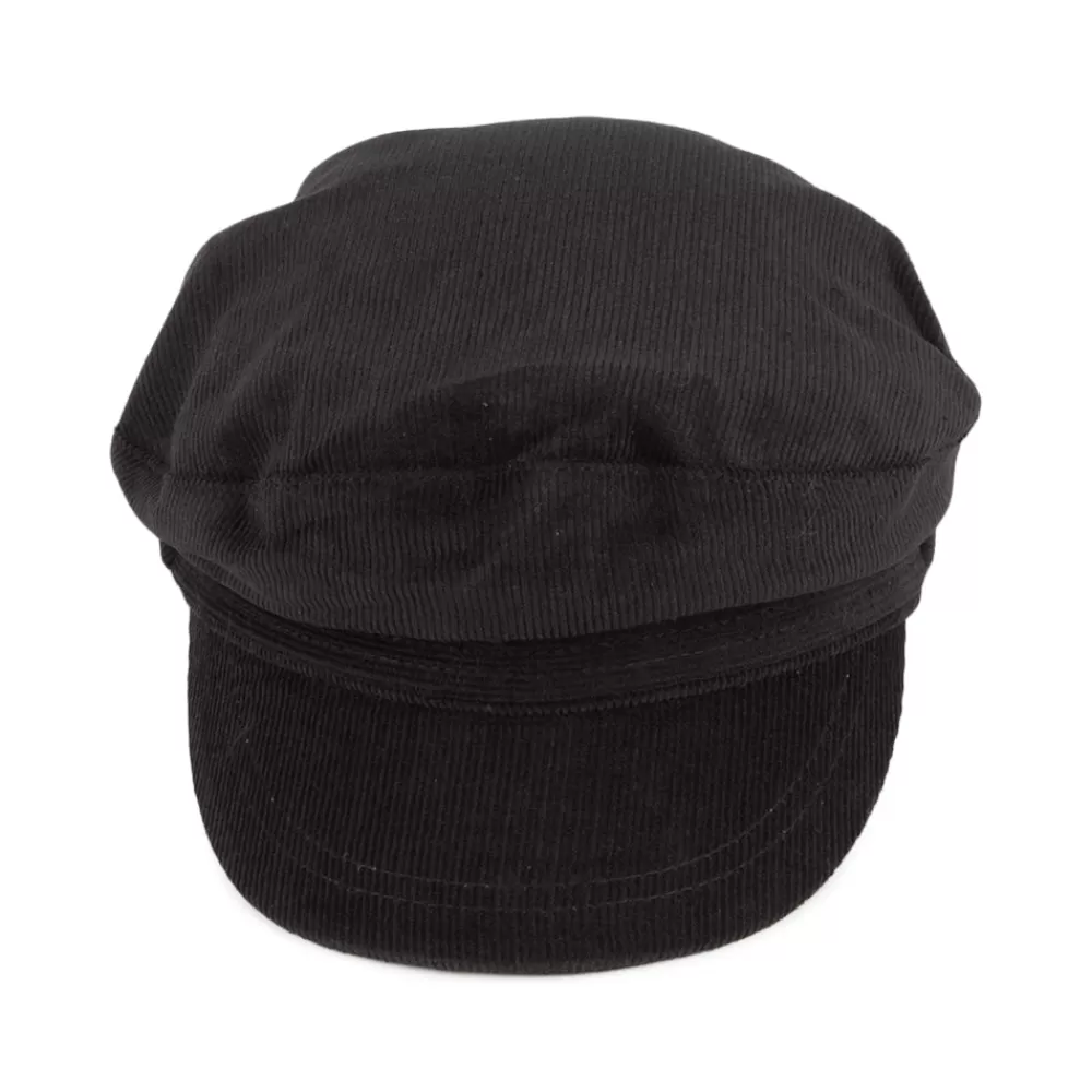 Casquettes Femme | Chapeaux Hiver^Jaxon & James Casquette de Marin en Velours Côtelé noir JAXON & JAMES